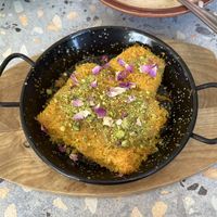 Knafeh  at Khamsa in Erskineville