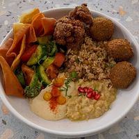 Jerusalem bowl at Khamsa in Erskineville
