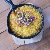Knafeh (recommended to share between 2-4 ppl) at Khamsa in Erskineville