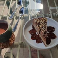 Cashew chocolate cake and 90 % cacao (70 + 80 also available) at Deli Devi in Koh Phangan