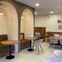 Upstairs seating  at Deli Devi in Koh Phangan