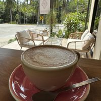 Latte with oat milk   at Deli Devi in Koh Phangan