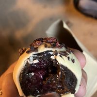 filled with brownie and fruits/jam  at Deli Devi in Koh Phangan