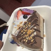 two cakes   at Deli Devi in Koh Phangan