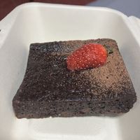 brownie cake   at Deli Devi in Koh Phangan