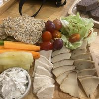 I loved that you can make your own chz board!  at Deli Devi in Koh Phangan