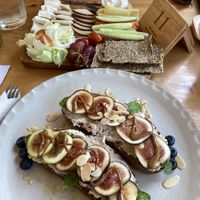 Fig and almond toast   at Deli Devi in Koh Phangan