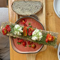 Gazpacho   at Deli Devi in Koh Phangan