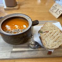 Tomato soupp  at Deli Devi in Koh Phangan