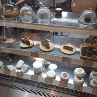 Cake and cheese selection at Deli Devi in Koh Phangan