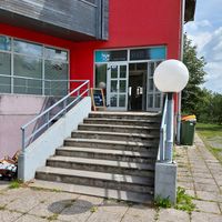 Entrance at Tavci Kuhna in Lesce