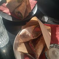 Vegan Falafel Wrap & Vegan Shroom Wrap at Tavci Kuhna in Lesce