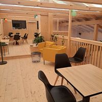 Interior (upper floor) at Tavci Kuhna in Lesce