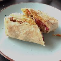 Yo Soy Chickn wrap  at Tavci Kuhna in Lesce