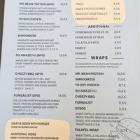 Menu at Tavci Kuhna in Lesce