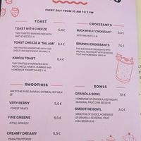 Menu at Tavci Kuhna in Lesce