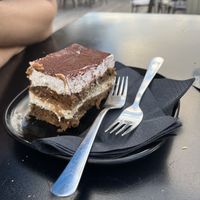 vegan tiramisu   at Tavci Kuhna in Lesce