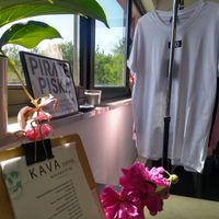 T-shirts for sale and nice backpacks too at Tavci Kuhna in Lesce