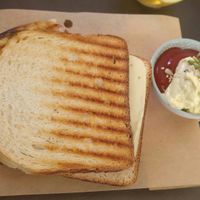 Cheese sendwich at Tavci Kuhna in Lesce