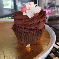 Beautiful cupcake at Tavci Kuhna in Lesce