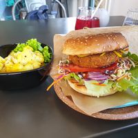Vegan delight at Tavci Kuhna in Lesce