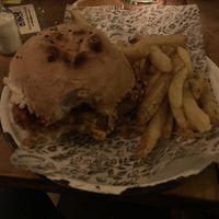 Vegan burguer  at ElPerro de Lombardo in Mendoza