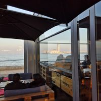 View from the cafe at Boca Chica in Casablanca