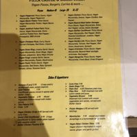 Menu  at The Pizza Castle and Indian Curry in Vancouver