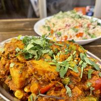 Vindaloo and Veggie Rice #Veganuary at The Pizza Castle and Indian Curry in Vancouver