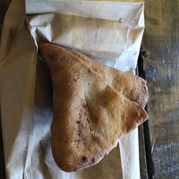 Terrible samosa  at The Pizza Castle and Indian Curry in Vancouver