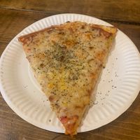 Marg pizza  at The Pizza Castle and Indian Curry in Vancouver