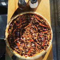 Vegan Beyond Meat Sausage at The Pizza Castle and Indian Curry in Vancouver