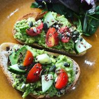 Avo on toast at Supplant Foods  in North London