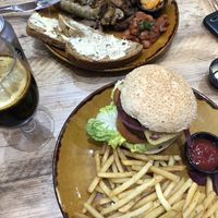 Full English & Supplant Burger at Supplant Foods  in North London