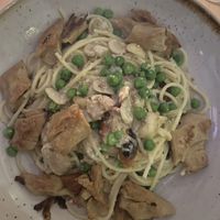 vegan kentucky pasta  at Spaghetti Factory in Zurich
