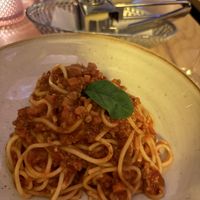 Bolognaise- it was great!  at Spaghetti Factory in Zurich