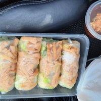 Tofu rice-paper rolls at Vinh Nguyen Bakehouse in Albion