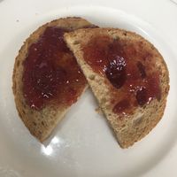 Jam and toast  at Circle - Health Care City in Dubai
