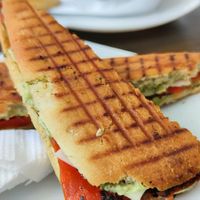 Panini with Red Pepper at MIXT in San Jose
