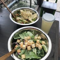 Kale Caesar & Fajita Mix Salads-delicious! at MIXT in San Jose