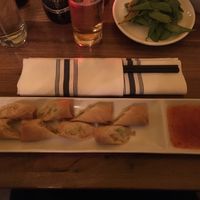 Veg springrolls at Niu B in Chicago