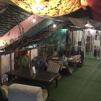 Second floor seating  at Verde Rekado in Coron