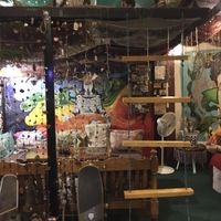 First floor seating  at Verde Rekado in Coron