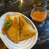 Samosas   at Verde Rekado in Coron