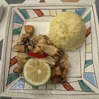 Tofu sizig  at Verde Rekado in Coron