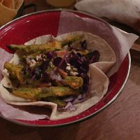 Green bean taco at Mexico - Central in Christchurch