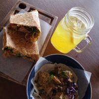Lunch Deal with Jackfuit Quesadilla and a soda of your choice for 19$ plus a tace for 8$ at Mexico - Central in Christchurch