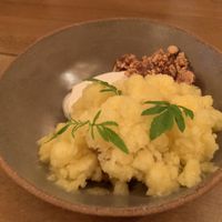 Pineapple desert omg to diet for  at Arkhe in Lisbon