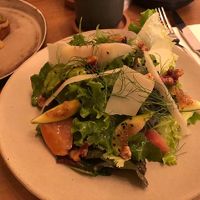 salat with seasonal vegetables and fruits at Arkhe in Lisbon