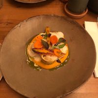 kimchi tortellini at Arkhe in Lisbon